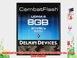 Delkin 8 GB CombatFlash (CF) PRO 625X UDMA Memory Card DDCFCOMBAT-8GB