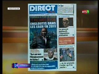 Revue de presse Rts du 26 mars 2015