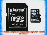 Professional Kingston MicroSDHC 32GB (32 Gigabyte) Card for HTC G2 Blaze Phone Phone with custom