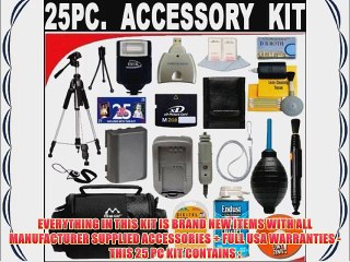 25 PC ULTIMATE SUPER SAVINGS DELUXE DB ROTH ACCESSORY KIT For The Sony Cybershot DSC-HX1 Digital