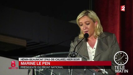 Départementales 2015 : Marine Le Pen en meeting à Hénin-Baumont