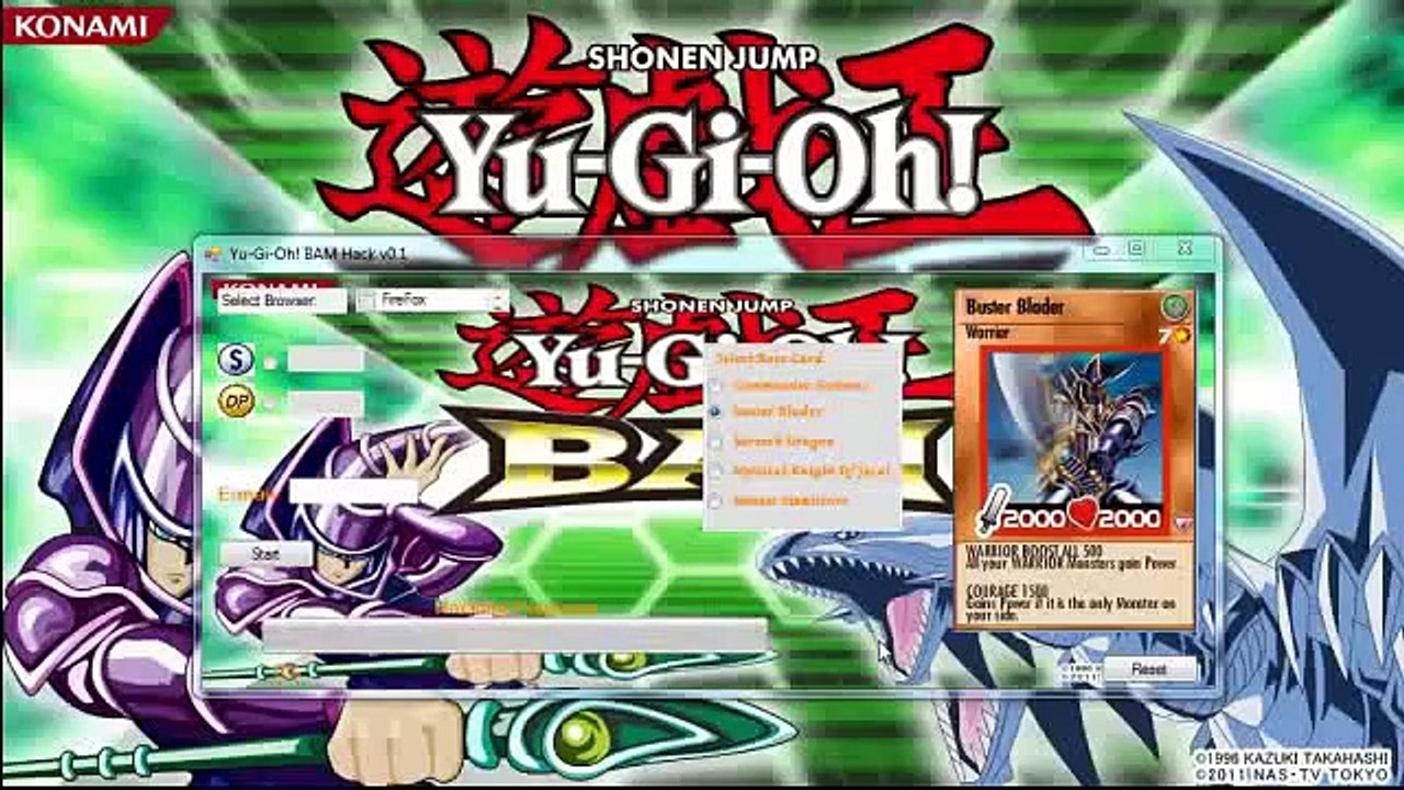 YuGiOh Bam Hack 2015 March No Survey