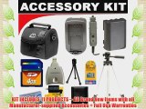 Deluxe DB ROTH Accessory Kit For The Sony DCR-SX85 SX65 HDR-CX160 CX130 Digital Camcorders