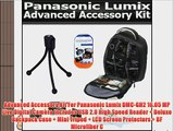 Advanced Accessory Kit For Panasonic Lumix DMC-GH2 16.05 MP Live Digital Camera Includes USB