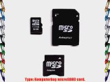 Komputerbay 32GB MicroSD SDHC Microsdhc Class 6 with Micro SD Adapter and Mini SD Adapter