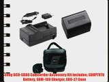 Sony DCR-SR88 Camcorder Accessory Kit includes: SDNPFV70 Battery SDM-109 Charger SDC-27 Case