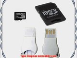 Kingmax 8GB microSDHC Class 10 with Micro SD Adapter and N111 USB adapter