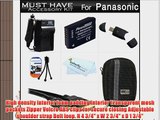 Must Have Accessory Kit For Panasonic DMC-ZS15 DMC-ZS25 DMC-ZS25K Digital Camera Includes Extended