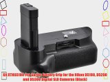 Xit XTNG5100 Pro Series Battery Grip for the Nikon D5100 D5200 and D5300 Digital SLR Cameras