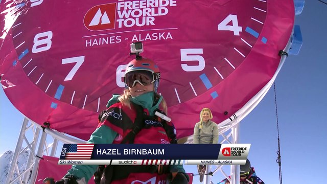 FWT15 - Run of Hazel Josie Birnbaum (USA) Swatch Freeride World Tour 2015 Haines Alaska, USA