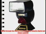Sunpak PZ-040M Ultra-Compact Digital TTL Dedicated Flash for Minolta Digital and 35mm Cameras