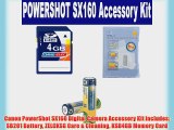 Canon PowerShot SX160 Digital Camera Accessory Kit includes: SB201 Battery ZELCKSG Care