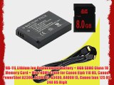 NB-11L Lithium Ion Replacement Battery   8GB SDHC Class 10 Memory Card   Mini HDMI Cable for