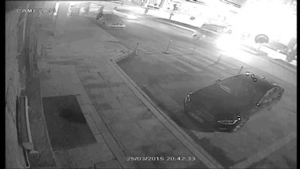 Halk Otobüsünün Üniversite Öğrencilerine Çarpma Anı Mobese'de