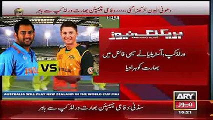 Australia Beat India In India vs Australia Semi Final World Cup 2015