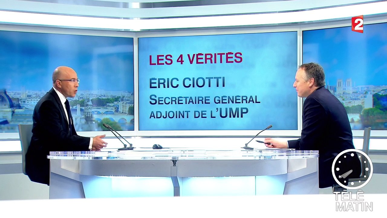 Les 4 Vérités-Eric Ciotti : "Donner un carton rouge au gouvernement"