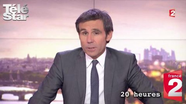 20 heures France 2 - David Pujadas annonce par erreur la diffusion des derniers épisodes de la série Les témoins - Mercredi 25 mars 2015
