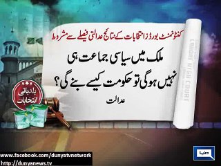 Dunya News - Non-party  elections are negation of democracy: LHC