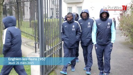 Balade pluvieuse pour les Bleus avant France-Brésil