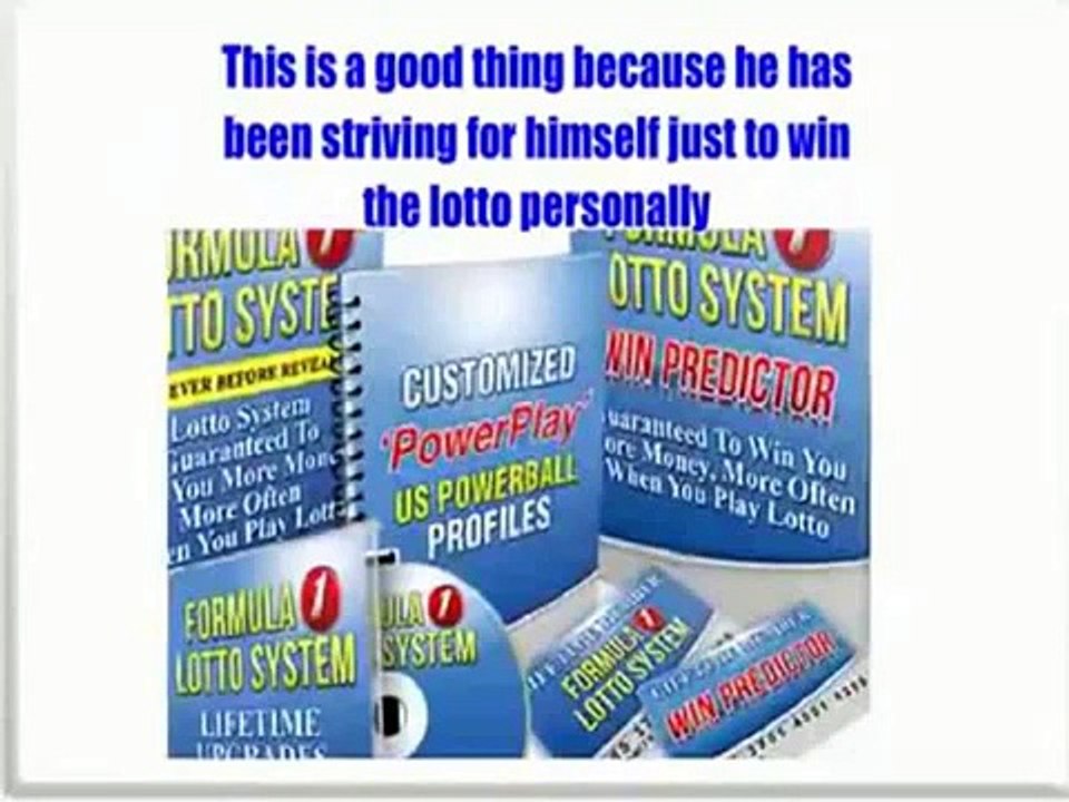 Formula 1 Lotto System Review