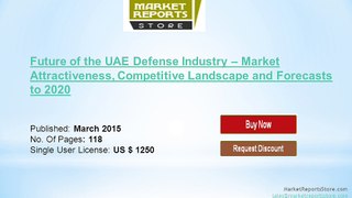 UAE Defense Market Forecasts to 2020