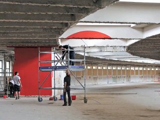 Timelapse Georges Rousse, Musée de l’Homme in situ