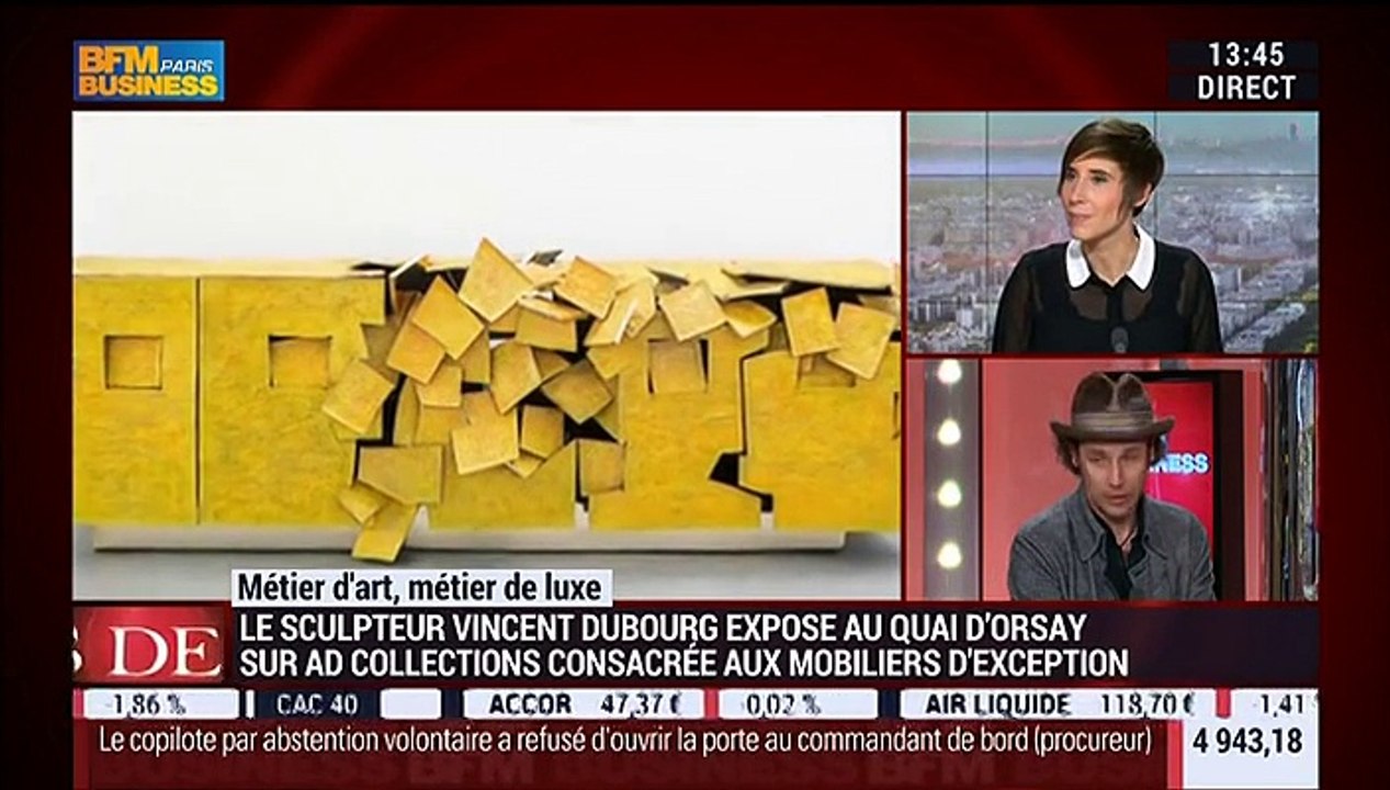 Métiers d'art, Métiers de luxe: Sculpteur, Vincent Dubourg - 26/03