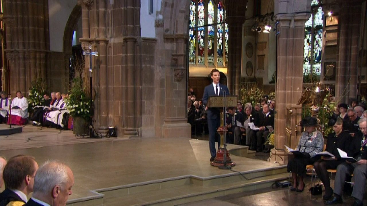 Richard III reburial: Benedict Cumberbatch read...