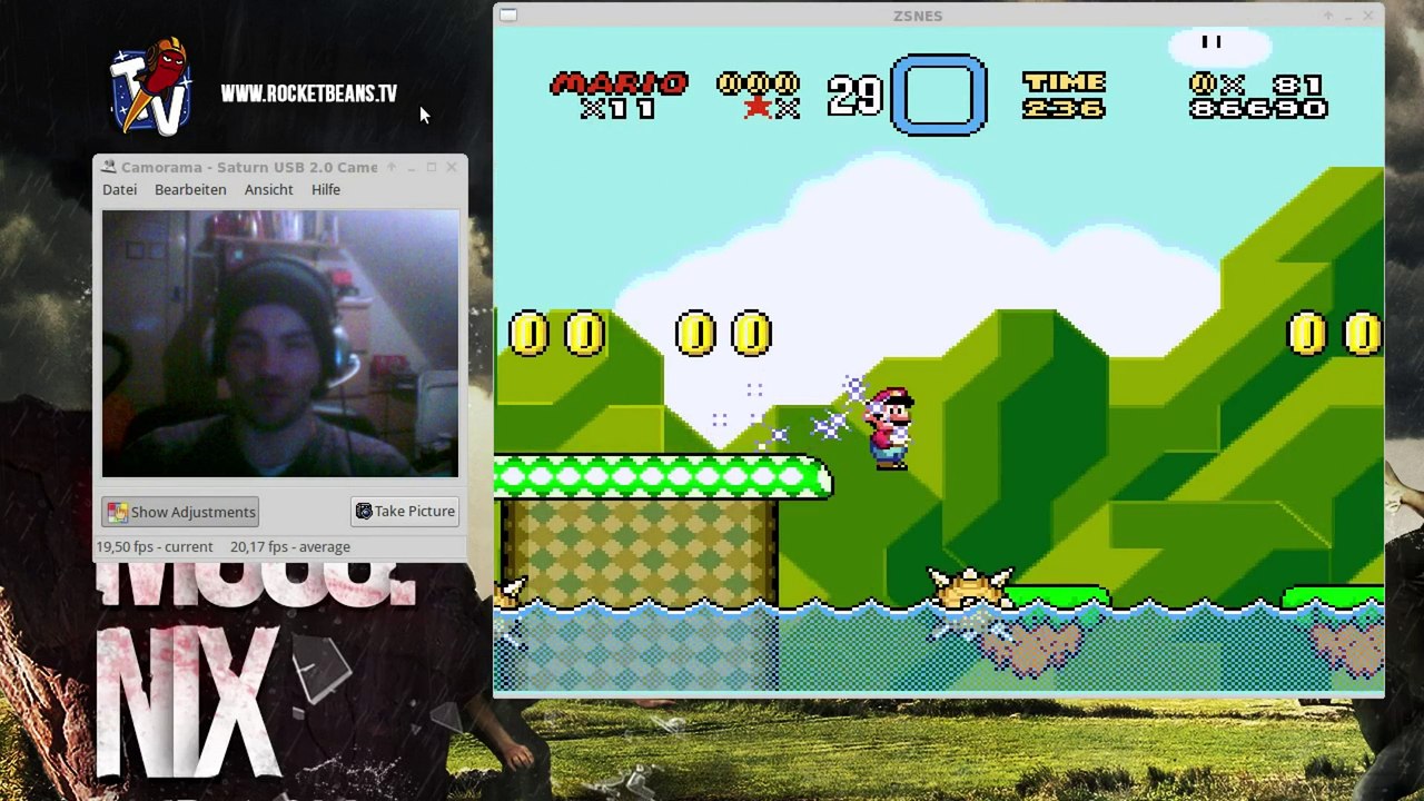 Super mario world für rocketbeanstv [fehlversuch][german]