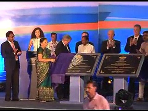 Anandiben Patel inaugurates Ford Motors Plant at Sanand in Ahmedabad
