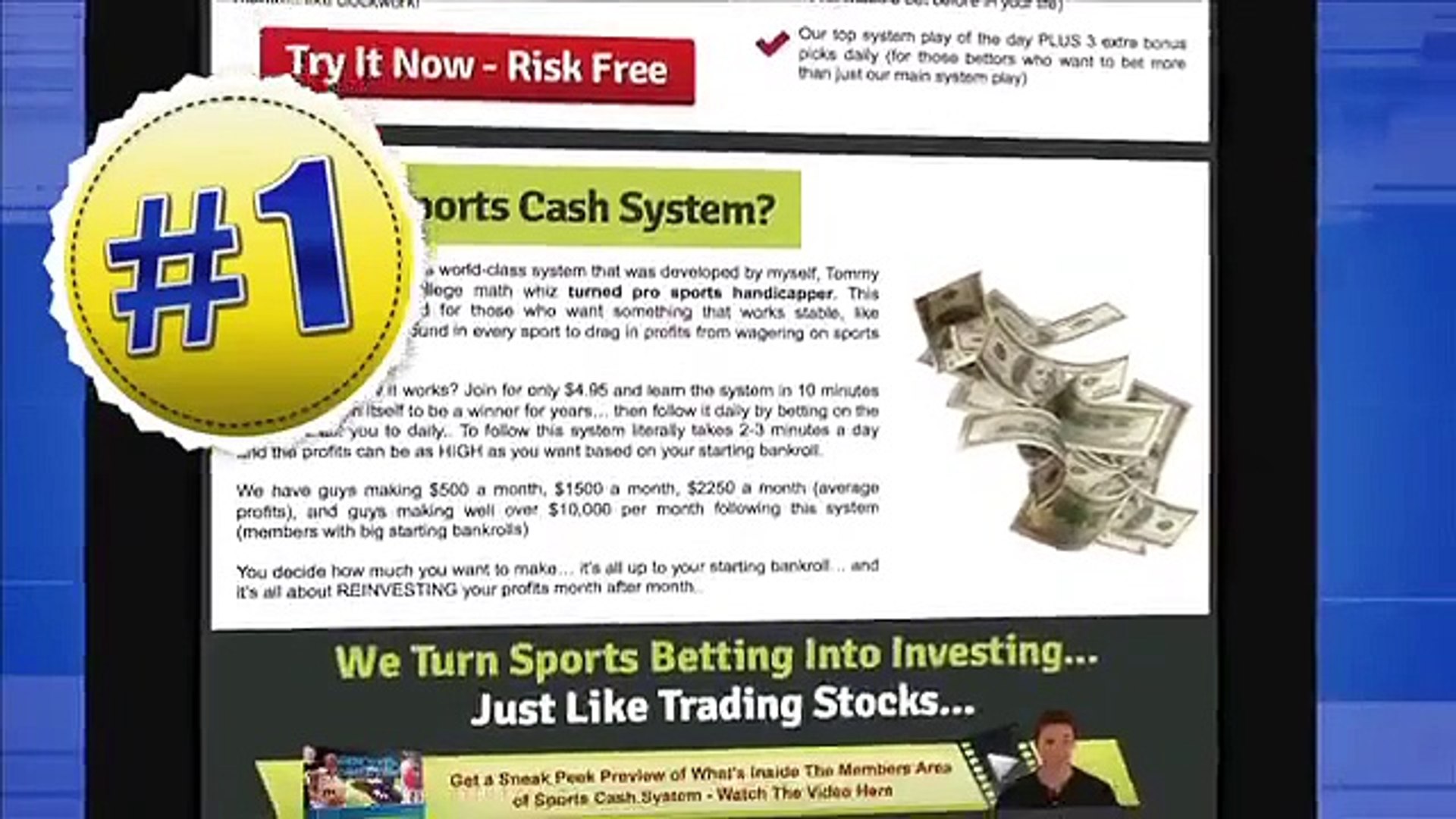 ⁣Sports cash system - Online sports betting