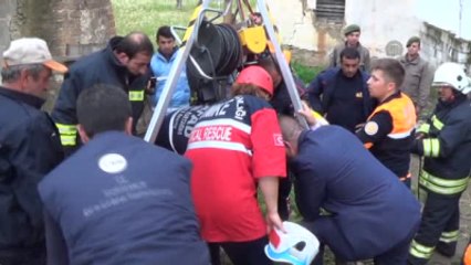 Su Kuyusunda Mahsur Kalan Şahıs Kurtarıldı
