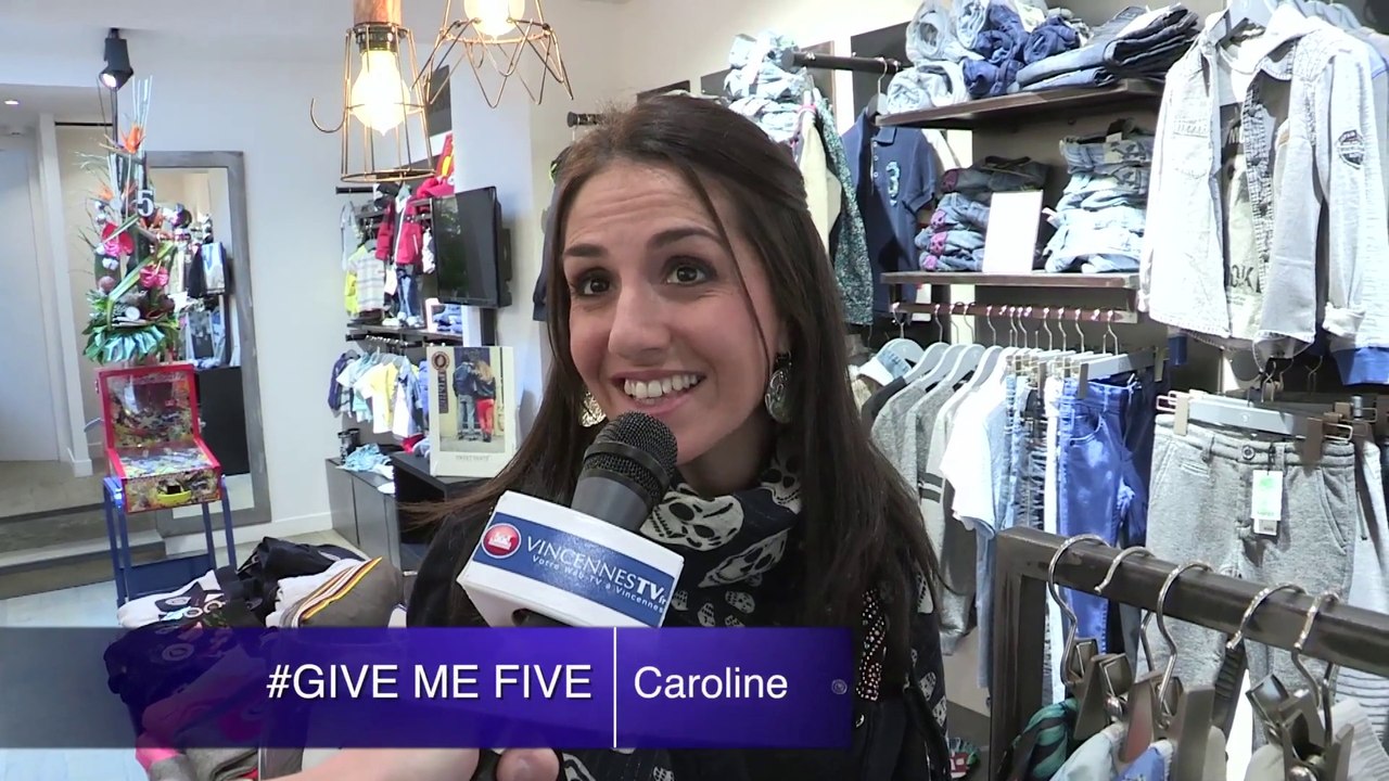 GIVE ME FIVE la boutique branchée pour les jeunes de la rue du Midi à Vincennes