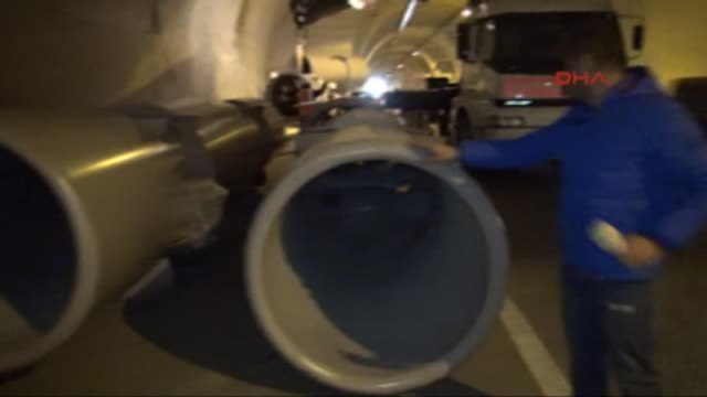 Bartın Amasra Tüneli'nde Sökülen Ekipmanların Yenileri Geldi