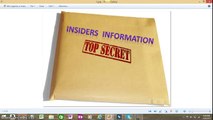 Insiders Information,Top Secret