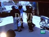 CCTV Footage of Dacoits rob and shot trader in karachi