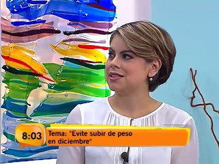 Tema de fondo: Evite subir de peso en diciembre