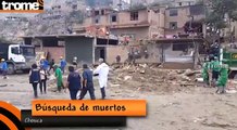 Chosica: Pobladores duermen en las calles y viven con temor por más huaicos