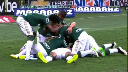 Gol Robinho - Palmeiras 3 x 0 Sao Paulo 25-03-2015 HD