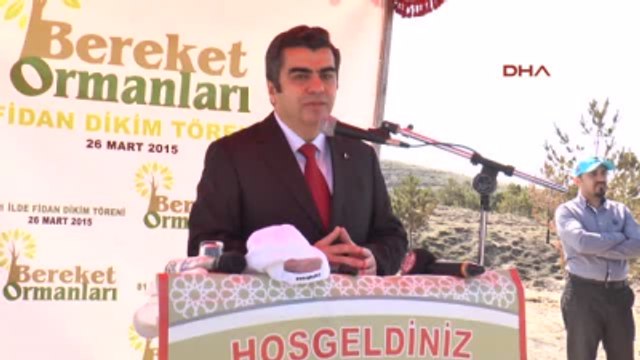 Kayseri?de ?bereket Ormanları?na Fidanlar Dikildi