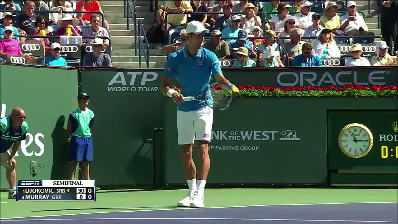 Djokovic vs Murray Indian Wells SF 2015 by me