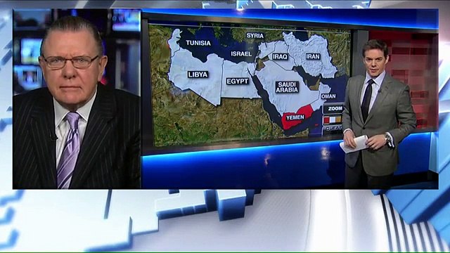 Saudi-led forces strike rebel bases in Yemen as Iran warns of 'dangerous step