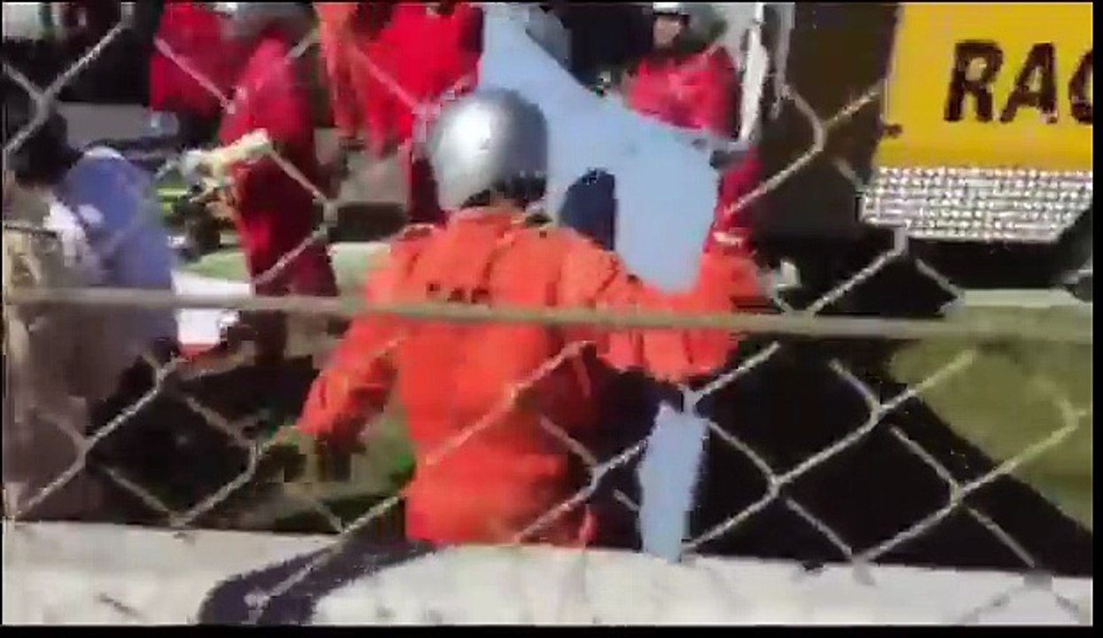 Accidente  Fernando Alonso  Montmelo 2015