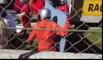 Accidente  Fernando Alonso  Montmelo 2015