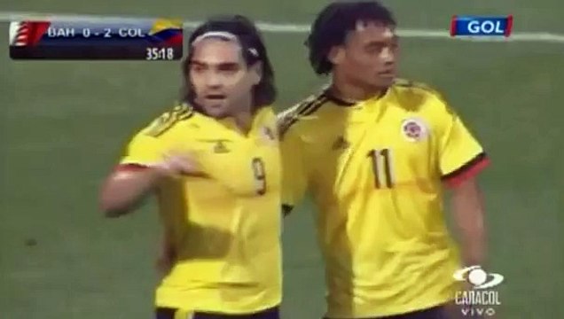 Segundo Gol Radamel Falcao - Bahrein vs Colombia 0-3 _ Amistoso Internacional 2015