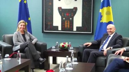 AB Dış İlişkiler Yüksek Temsilcisi Mogherini, Kosova'da