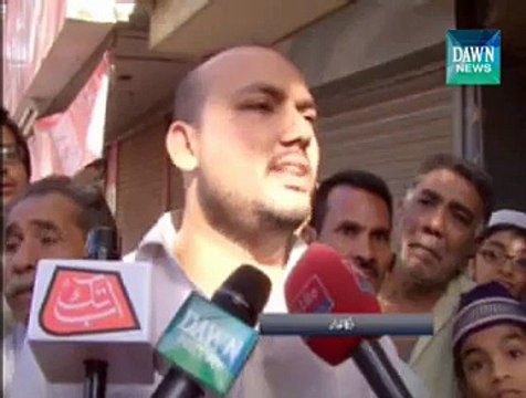 Karachi- Shopkeepers protest against extortion