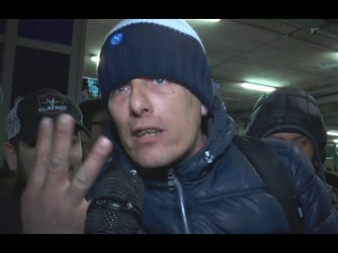Napoli-Atalanta 1-1 - L'ira dei tifosi azzurri contro la loro squadra e l'arbitro (23.03.15)