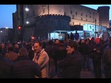 Napoli - Protesta dei Forestali, traffico in tilt -2- (19.03.15)