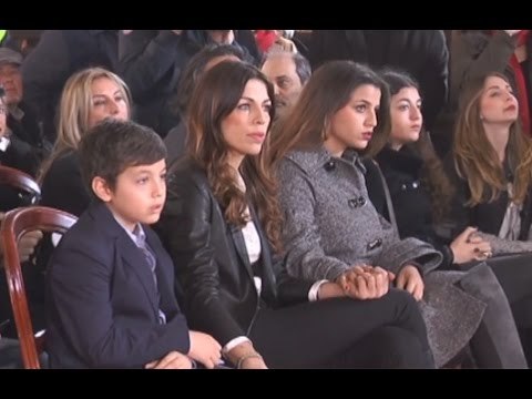 Napoli - Il ricordo di Pino Daniele, targa al piccolo Francesco -1- (19.03.15)